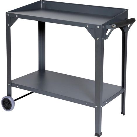 Pflanzwagen anthrazit-matt 95x55x81 cm,