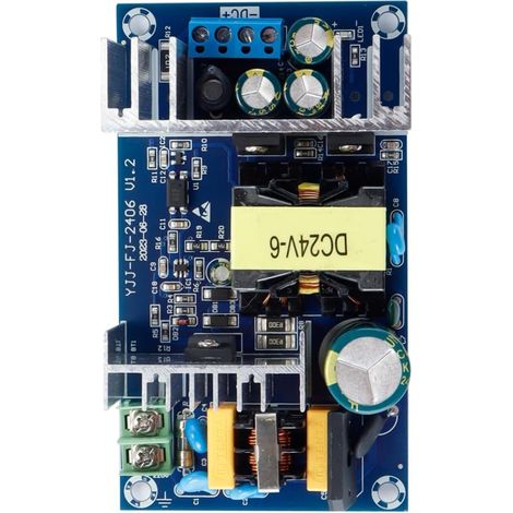 Module d'alimentation à découpage 24 V 6-9 A 150 W, alimentation électrique CC industrielle haute puissance, carte nue (1/5)