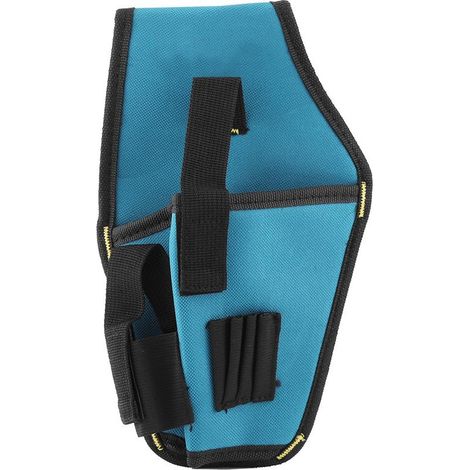 Étui de rangement portable pour perceuse sans fil, sac de rangement pour outils à la taille (sans ceinture) (1/4)