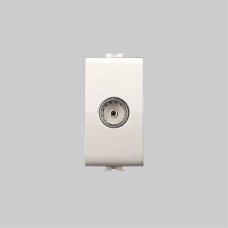 Presa coassiale tv 'easy' bianco EC ELETTROCANALI (1/2)