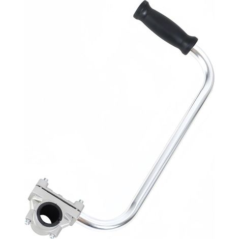 Poignée de renfort professionnelle – Acier inoxydable anti-rouille – Ergonomique anti-fatigue – Extension de longueur – Compatible universelle (débroussailleuse, tondeuse) – Pose rapide – Pour paysagi (1/4)