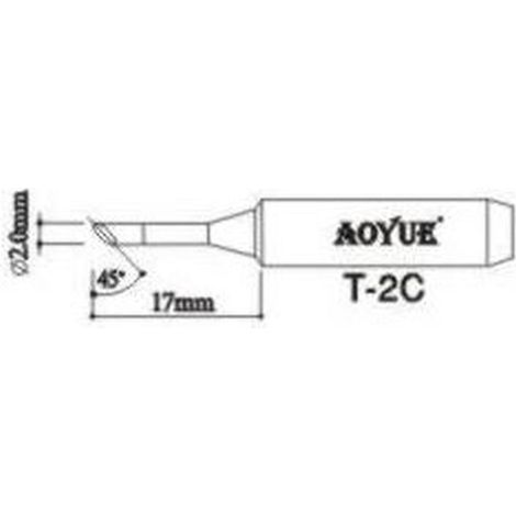 AOYUE T2C repuesto punta soldador (1/2)