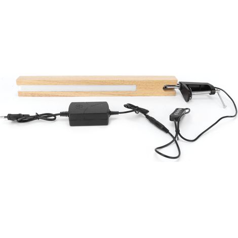 Lampe de bureau LED à pince, 3 couleurs lumineuses, lampe de lecture universelle ajustable, prise UE 100-240V