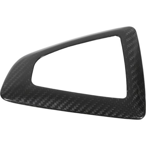 Console centrale garniture cadre en fibre de carbone véritable pour BMW Série 2 F22 F45 F46 2014-2018 conduite à gauche, remplacement élégant et résistant. (1/5)