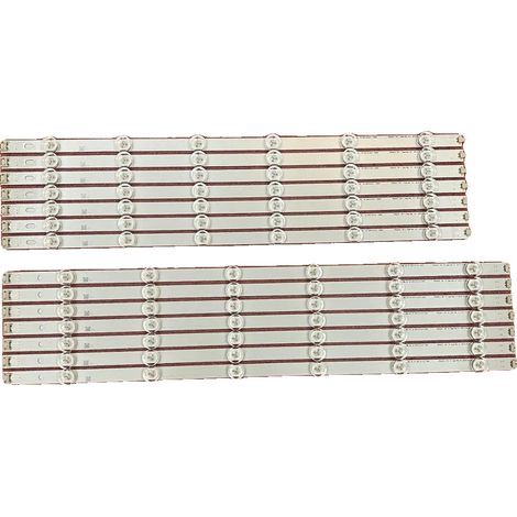 LED-Hintergrundbeleuchtungsstreifen, 1142 mm Länge, 3V Spannung, 55W/m Stromverbrauch, kompatibel mit mehreren TV-Modellen, durchschnittliche (1/5)