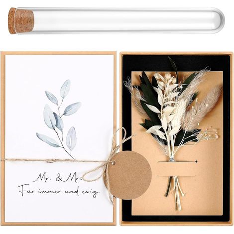 Coffret Cadeau D'argent De Mariage Cadeau En Argent En Bois Carte Mariage (1/5)