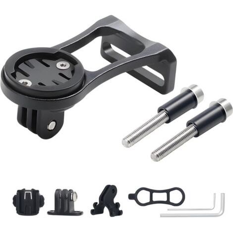 Fahrradhalterung für Garmin Edge, Fahrradlenkerhalterung aus Aluminiumlegierung, Kombihalterung für Garmin Edge GoPro (200 500 510 520 800 810 820 1000 1030 Touring)