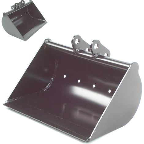 Humusschaufel Räumschaufel 50cm für Minibagger MB-600 Baggerschaufel Grabenräumer 56222 (1/5)