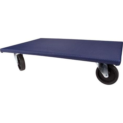 Perel – Plateau roulant chariot de transport en bois 65 x 40 cm – 4 roulettes pivotantes – Charge maximale 400 kg – Aide ergonomique pour déménagements