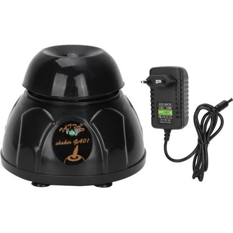 Qiilu Tattoo Ink Shaker Tatouage Pigment Encre Électrique Shaker Agitateur Vernis À Ongles Gel UV Vortexer Mélangeur Noir 100-240 (1/4)