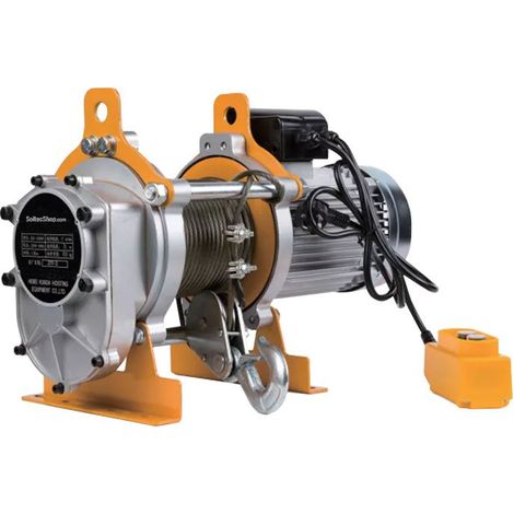 Treuil électrique capacité 800 kg 30 mètres avec télécommande, boîtier en aluminium, treuil professionnel hauteur de levage 30 m (1/3)