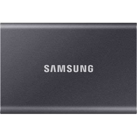 Samsung T7 Portable USB 3.2 Gen 2 (1TB), titan grey (1/5)