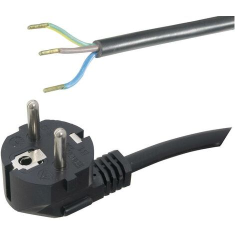 HAWA 1008210 Strom Anschlusskabel Schwarz 1.50 m (1/5)