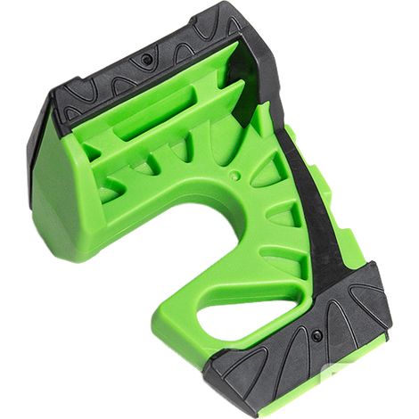"Cale-porte en caoutchouc de qualité supérieure - Conception antidérapante robuste pour la maison et le bureau - Empêche les portes de claquer, protège les murs et les sols (vert)"