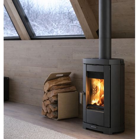 Poêle à bois en fonte - LA NORDICA Emi Lean 6.6 kW (1/4)