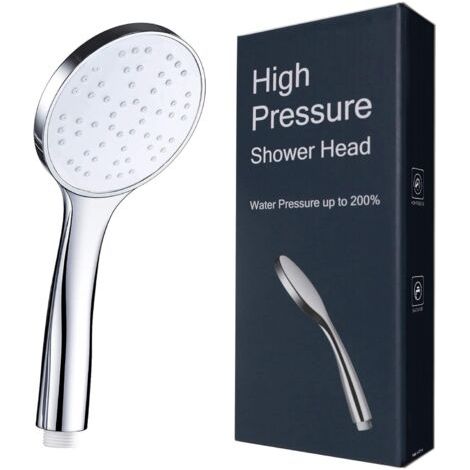 High Pressure Shower Head, Universal Handheld Shower Head, Powerful Shower Head for Low Pressure (1/5)