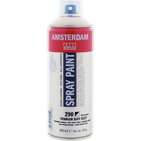 Bombe de peinture Amsterdam 400 ml buff titane foncé (1/2)