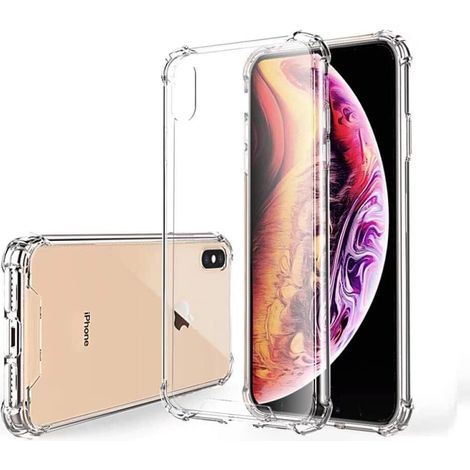 CUSTODIA IN SILICONE TRASPARENTE PER IPHONE XS MAX 6.5' (1/5)