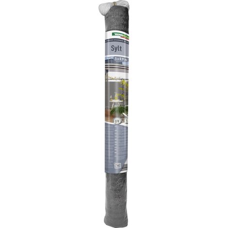 Windhager Balkonsichtschutz Sylt 0,9 x 5 m uni-grau Sichtschutzmatte (1/3)