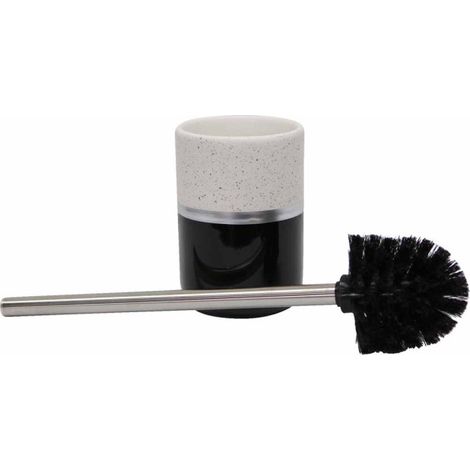 Brosse WC Design "Skyline" 38cm Noir (1/2)