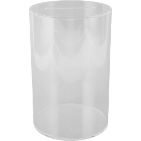 Tirelire transparente en plexiglas grand volume anti-choc urne de vote boîte à pourboire bocal à pièces pour enfants et adultes cylindrique déco 1 pièce taille L (1/5)