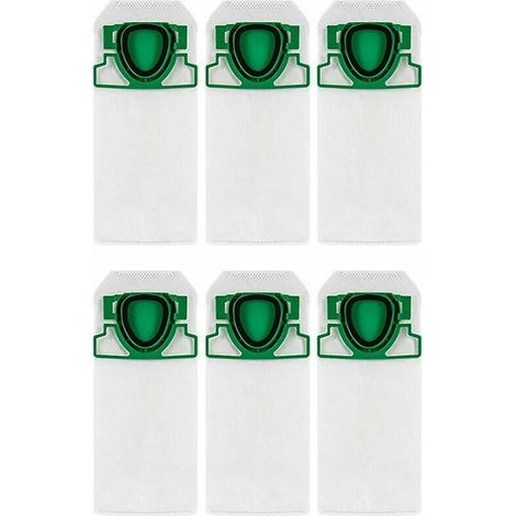 Lot de 6 sacs à poussière pour aspirateur Vorwerk Kobold Vk200 (1/4)