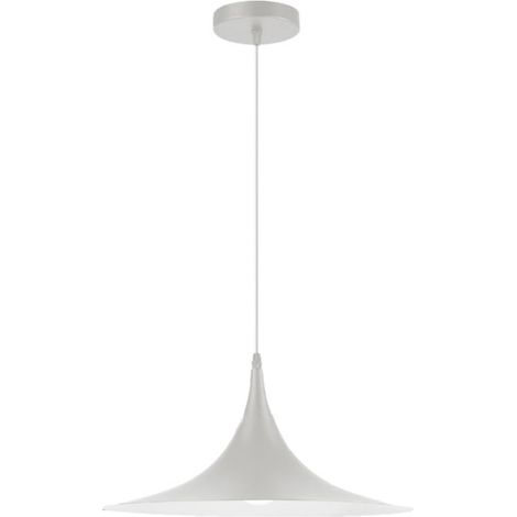 Trade Shop - LAMPADARIO A SOSPENSIONE SOFFITTO STILE CONTEMPORANEO NORDICO ATTACCO E27 IN METALLO B97 -      Weiß