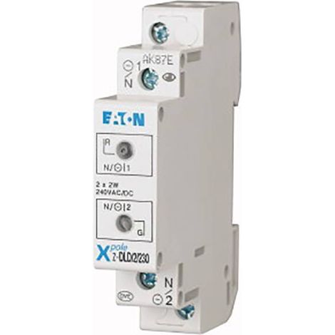 Voyant double 230AC/DC rouge/vert 000284925 EATON Z-DLD/2/230