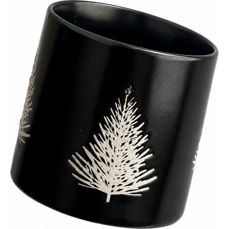 Gobelet noir portable sapin de Noël, article de fête original noir (1/5)