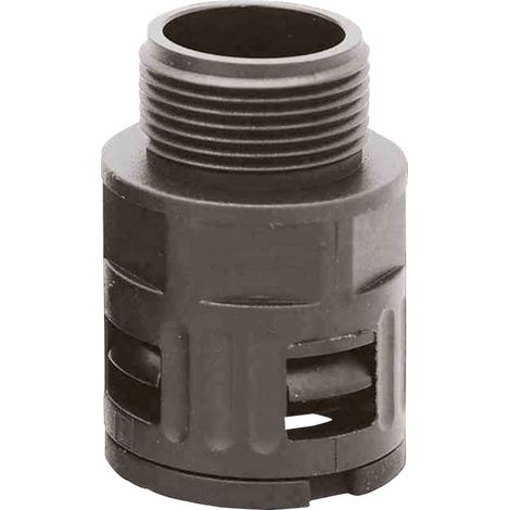 HELU 904830 HELUquick M Raccordo a vite del tubo flessibile Nero M40 Piatto 1 pz.