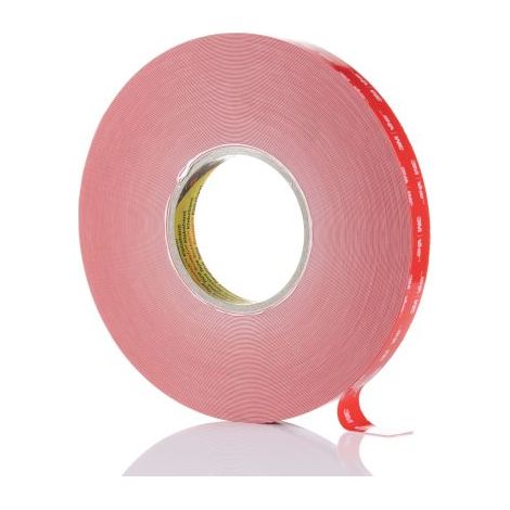 Ruban mousse acrylique double face 3M LSE-060WF VHB™ LSE, Blanc, 19mm x 33m x 0.6mm ( Prix pour 1 )