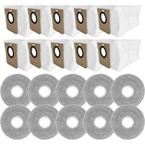 Lot de 20 sacs à poussière pour lingettes de nettoyage Xiaomi X20 Plus / X20 Max / X10+ / Mijia M30S/M40 et Dreame L10 Ultra / L20 Ultra / L30 Ultra (1/5)