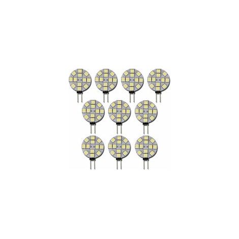 10x Ampoule LED G4 DC 12V Non dimmable Blanc 6000K Ampoule de lumière Remplacement 20W Lampe halogène pour Cuisine Camping-Car RV remorque Bateau (1/5)