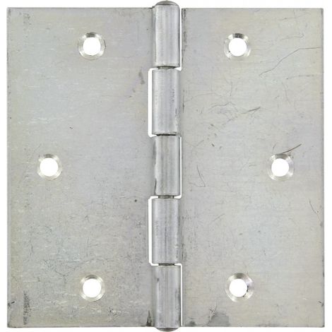 Cerniera quadrata in ferro zincato 90 x 90 - Strauss Vonderweidt