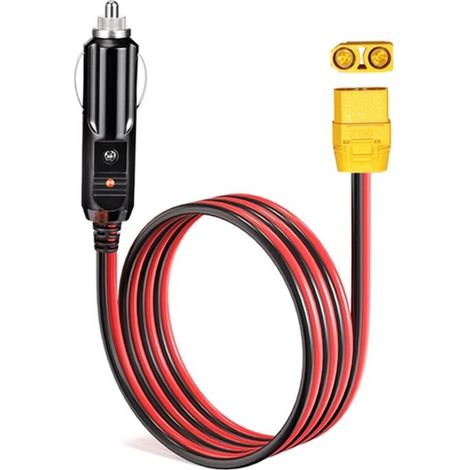 XT90-Ladekabel für Zigarettenanzünderbuchse im Auto für 12V-Solargenerator 14AWG (1/5)