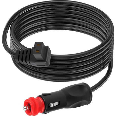 Câble Allume Cigare 12V/24V 2M pour Glacière Électrique, Cordon d'alimentation Câble de Charge pour Prise Cigare Compatible avec Autres, Réfrigérateur de Voiture (1/5)