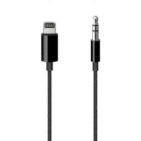 Lightning-auf-3,5-mm-Audiokabel für Apple (1,2 m) – Schwarz (1/3)