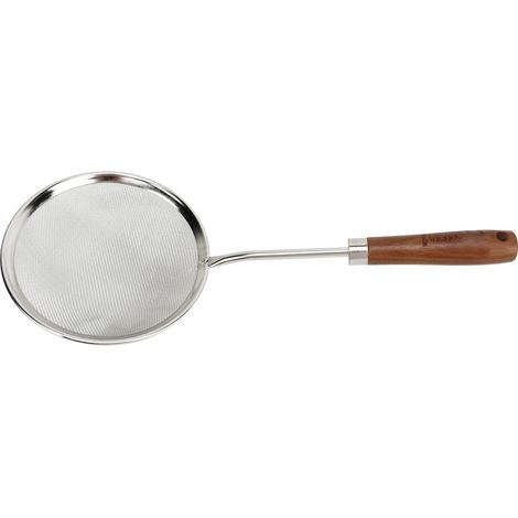 Passoire à huile, filtration efficace, facile à utiliser, cuillère à tamis fin pour graisse, sauce et mousse. (1/5)