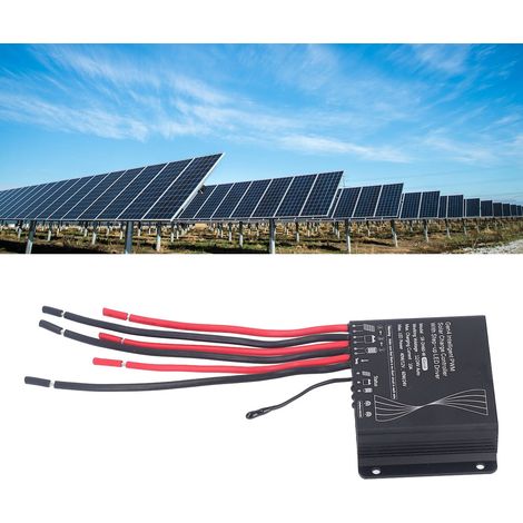 Contrôleur de chargeur solaire intelligent PWM 12V/24V avec pilote de LED à moteur pas à pas (1/5)