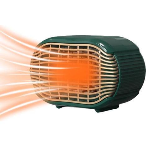 Chauffage Soufflant électrique En Céramique 400/800W Avec 2 Réglages De Chaleur Et Protection Contre La Surchauffe Chauffage Rapide Et Silencieux à Faible Consommation D'énergie (1/5)