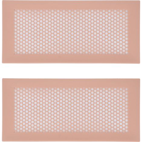 Lot de 2 protections de ventilation en silicone marron pour la sécurité des enfants à la maison. (1/5)