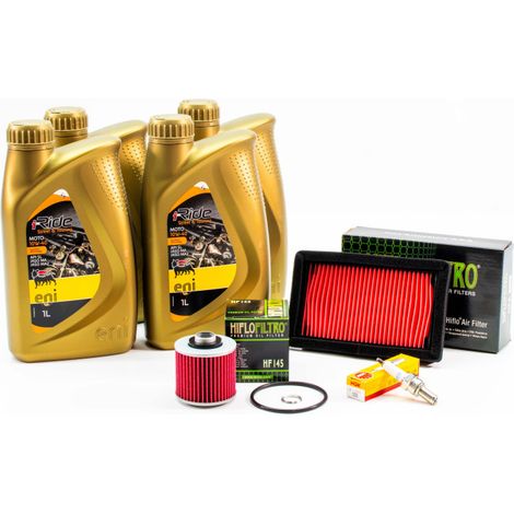 Kit Révision Filtres Bougies pour YAMAHA MT-03 660 de 2006 à 2014 - ENI I-RIDE MOTO 10w40 3L