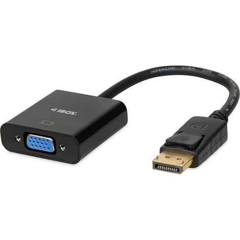 Adaptateur de câble iBox IADPVGA DisplayPort vers VGA (1/4)