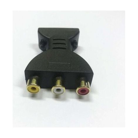 Audio - Convertisseur vidéo HDMI vers RCA Adaptateur HDMI vers AV Synchronisation rouge, blanc et jaune (1/3)