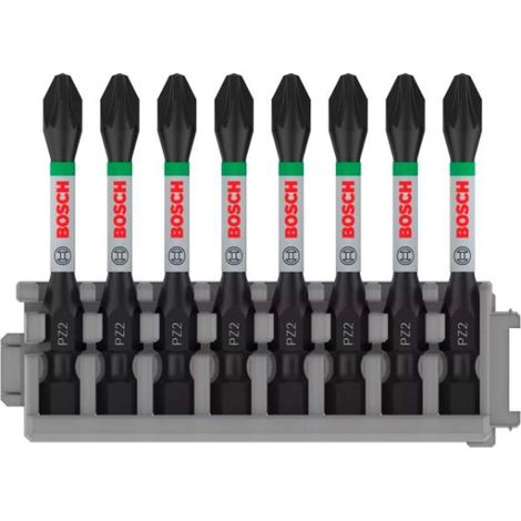 Set punte Bosch PZ2 50 millimetri acciaio