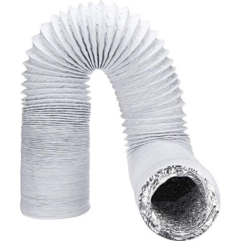 Tuyau d'évacuation flexible, φ80 mm, 6 mètres de long, adapté aux climatiseurs portables. (1/5)