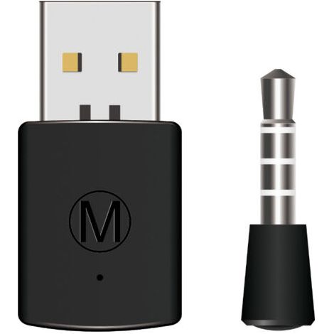 Sollbry Adaptateur Bluetooth PS4 - Adaptateur Headsets Bluetooth Mini USB 4.0 Mini Microphone sans Fil Dongle Bluetooth Adaptateur USB pour Casque sans Fil PS4 (1/3)