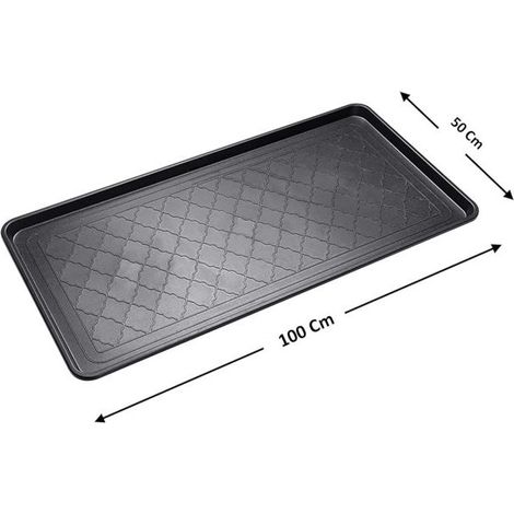 Tapis de coffre universel en PVC (bac 3D) 100 x 50 cm