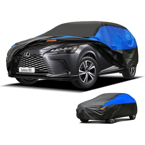 Bâche Voiture Exterieur Respirante, Compatible avec Lexus RX(2015-2024), Housse de Protection Voiture Extérieur, Toutes Saisons Peuvent Tout Gérer Contre Pluie Soleil Poussière.,Taille pour Lexus RX(2 (1/5)