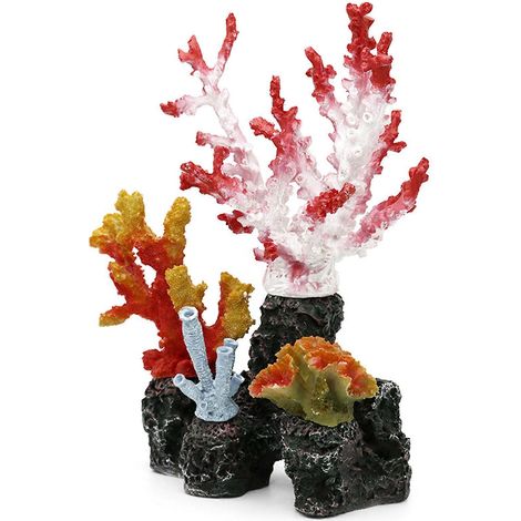 Korallenornamente aus Polyresin, Aquariumdekoration, Fische für Aquarien, Korallenriffdekorationen